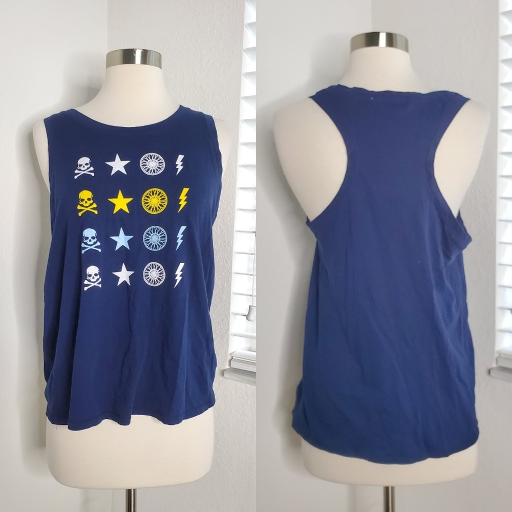 SOULCYCLE Racerback Blue Tank Top S.